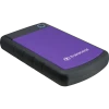 HDD portabil extern Transcend StoreJet 25H3P, 1 TB, Gri/Violet (TS1TSJ25H3P)