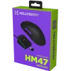 Игровая мышь HATOR Hellyberry HM47, Чёрный | Фиолетовый