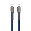 Кабель для зарядки и передачи данных Rivacase PS6105, USB Type-C/USB Type-C, 1,2м, Синий Кабель для зарядки и передачи данных Rivacase PS6105, USB Type-C/USB Type-C, 1,2м, Синий