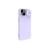 Husă Nillkin iPhone 14, CamShield Silky Silicone, Violet