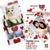 Fujifilm Instax Mini Instant Film Heart Sketch (10 sheets) White Fujifilm Instax Mini Instant Film Heart Sketch (10 sheets) White