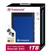 HDD portabil extern Transcend StoreJet 25H3B, 1 TB, Gri/Albastru (TS1TSJ25H3B)