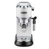 Cafetiera manuala DeLonghi Dedica Pump Espresso, 1300W, Alb Cafetiera manuala DeLonghi Dedica Pump Espresso, 1300W, Alb