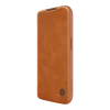 Husă tip carte Nillkin iPhone 15 Pro - Qin Pro, Maro Husă tip carte Nillkin iPhone 15 Pro - Qin Pro, Maro