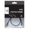 Patch cord Cablexpert PP6-0.5M/B, Cat6 FTP , 0,5m, Albastru Patch cord Cablexpert PP6-0.5M/B, Cat6 FTP , 0,5m, Albastru