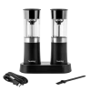 Huslog Grinder Set with Charging Base - Black Huslog Grinder Set with Charging Base - Black
