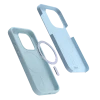 Husă Etteri Silicone Mag case pentru iPhone 16 Pro Max, Albastru deschis Husă Etteri Silicone Mag case pentru iPhone 16 Pro Max, Albastru deschis