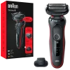 Aparat de ras electric Braun Series 5, Negru/Rosu Aparat de ras electric Braun Series 5, Negru/Rosu