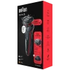 Aparat de ras electric Braun Series 5, Negru/Rosu Aparat de ras electric Braun Series 5, Negru/Rosu
