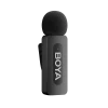 Microfon portabil pentru înregistrare vocală Boya BY-V3 Combo, Fără fir, Negru