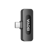 Microfon portabil pentru înregistrare vocală Boya BY-V3 Combo, Fără fir, Negru