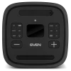 Partybox SVEN "PS-1250" 300W, TWS, IPx4, Bluetooth, FM, USB, microSD, LED-display, 13500mA*h, Black Partybox SVEN