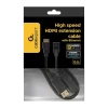 Видео кабель Cablexpert CC-HDMI4X-0.5M, HDMI (M) - HDMI (F), 0,5м, Чёрный Видео кабель Cablexpert CC-HDMI4X-0.5M, HDMI (M) - HDMI (F), 0,5м, Чёрный