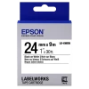 Cartuş de bandă Epson LK-6WBN, 24 mm x 9 m