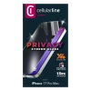 Sticlă de protecție Cellularline Tempered Glass Privacy pentru Apple iPhone 17 Pro Max, Negru