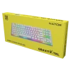 Tastatură HATOR Gravity X TKL, Cu fir, Alb Tastatură HATOR Gravity X TKL, Cu fir, Alb