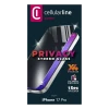 Sticlă de protecție Cellularline Tempered Glass Privacy pentru Apple iPhone 17 Pro, Negru