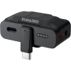 Microfon portabil pentru înregistrare vocală Insta360 Mic Pro (1 TX + 1 RX), Fără fir, Negru Microfon portabil pentru înregistrare vocală Insta360 Mic Pro (1 TX + 1 RX), Fără fir, Negru