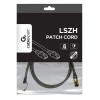 Patch cord Cablexpert PP8-LSZHCU-BK-1M, Cat8 S/FTP, 1m, Negru Patch cord Cablexpert PP8-LSZHCU-BK-1M, Cat8 S/FTP, 1m, Negru