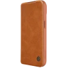 Чехол книжка Nillkin iPhone 15 Plus - Qin Pro, Коричневый Чехол книжка Nillkin iPhone 15 Plus - Qin Pro, Коричневый