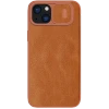 Чехол книжка Nillkin iPhone 15 Plus - Qin Pro, Коричневый Чехол книжка Nillkin iPhone 15 Plus - Qin Pro, Коричневый