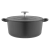 Cratiță Royal Van Kampen en Begee Cast, 3,3L, 22cm, Iron Black