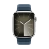 Curea pentru ceas Apple Watch 45mm Magnetic Link, Poliester, Medium, Pacific Blue Curea pentru ceas Apple Watch 45mm Magnetic Link, Poliester, Medium, Pacific Blue