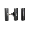 Microfon portabil pentru înregistrare vocală Boya Boyalink, Fără fir, Negru Microfon portabil pentru înregistrare vocală Boya Boyalink, Fără fir, Negru