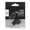 Видеоадаптер Cablexpert A-HDMI90-FML, HDMI (M) - HDMI (F), Чёрный Видеоадаптер Cablexpert A-HDMI90-FML, HDMI (M) - HDMI (F), Чёрный