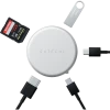 Satechi OntheGo™ 5-in-1 Multiport Silver, USB-C Host, USB-C PD60W, USB-C 3.2Gen1, USB-A 3.2Gen1, SD Satechi OntheGo™ 5-in-1 Multiport Silver, USB-C Host, USB-C PD60W, USB-C 3.2Gen1, USB-A 3.2Gen1, SD