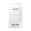 Cablu de încărcare Samsung EP-DA705BWRGRU, USB Type-C/USB Type-C, 1m, Alb