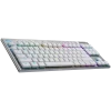Tastatură Logitech G915 X Lightspeed TKL, Fără fir, Alb
