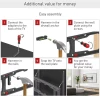 Wall Mount Barkan ''ND400.B'' Black 13"-75" Full Motion, max.43kg, VESA mm: up to 600x400mm Wall Mount Barkan ''ND400.B'' Black 13