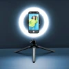 Кольцевая лампа Cellularline Selfie Ring, Черный Кольцевая лампа Cellularline Selfie Ring, Черный