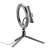 Кольцевая лампа Cellularline Selfie Ring, Черный Кольцевая лампа Cellularline Selfie Ring, Черный