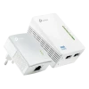 Wi-Fi + Powerline adapter TP-LINK TL-WPA4220 KIT, AV600, 600 Mbps, Alb Wi-Fi + Powerline adapter TP-LINK TL-WPA4220 KIT, AV600, 600 Mbps, Alb