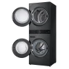 Mașină de spălat cu uscător LG WT1210BBF, 12kg, Negru