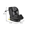 Scaun auto Cangaroo Castor 40-150cm grey 3801005151851 Scaun auto Cangaroo Castor 40-150cm grey 3801005151851