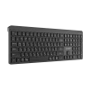 Wireless Keyboard Gembird Slim Pro Business KB-WPS-03-CYRL, Chocolate, 2.4Ghz, EN/RU, Black Wireless Keyboard Gembird Slim Pro Business KB-WPS-03-CYRL, Chocolate, 2.4Ghz, EN/RU, Black