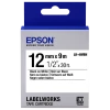 Cartuş de bandă Epson LK-4WBN, 12 mm x 9 m Cartuş de bandă Epson LK-4WBN, 12 mm x 9 m