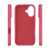 Чехол Etteri Silicone Mag для Apple iPhone 16, Raspberry