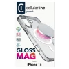 Чехол Cellularline Gloss Mag - iPhone 16, Прозрачный Чехол Cellularline Gloss Mag - iPhone 16, Прозрачный
