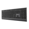 Keyboard Gembird KB-MCH-06-CYRL, Slimline, Chocolate type, 1.8m, USB-A + C, EN/RU, Black Keyboard Gembird KB-MCH-06-CYRL, Slimline, Chocolate type, 1.8m, USB-A + C, EN/RU, Black