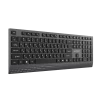 Keyboard Gembird KB-MCH-06-CYRL, Slimline, Chocolate type, 1.8m, USB-A + C, EN/RU, Black Keyboard Gembird KB-MCH-06-CYRL, Slimline, Chocolate type, 1.8m, USB-A + C, EN/RU, Black