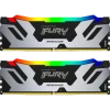 .48GB DDR5-8000MHz Kingston FURY Renegade RGB (Kit of 2x24GB) (KF580C38RSAK2-48), CL38-48-48, 1.4V, .48GB DDR5-8000MHz Kingston FURY Renegade RGB (Kit of 2x24GB) (KF580C38RSAK2-48), CL38-48-48, 1.4V,