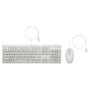 Клавиатура и мышь HP 225 G2, Проводное, Белый