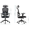 Scaun de birou SENSE7 Veno Black
