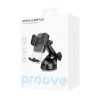 Car Holder Proove Crystal Clamp Plus Suction Type Car Mount Black