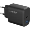 Incarcator Proove, Silicone Power 45W, USB+Type-C, (fara cablu), Black Incarcator Proove, Silicone Power 45W, USB+Type-C, (fara cablu), Black