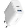 Incarcator Proove, Silicone Power 45W, USB+Type-C, (fara cablu) White Incarcator Proove, Silicone Power 45W, USB+Type-C, (fara cablu) White
